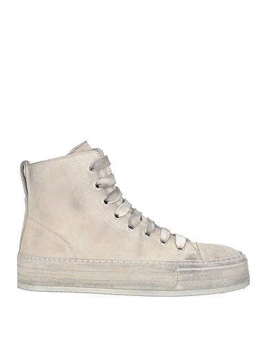 ANN DEMEULEMEESTER Sneakers Light grey Leather