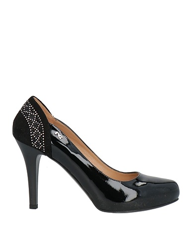 NERO GIARDINI Court Black Goat skin