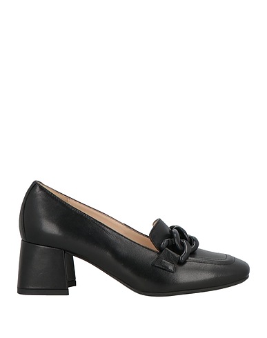 NERO GIARDINI Loafers Black Leather