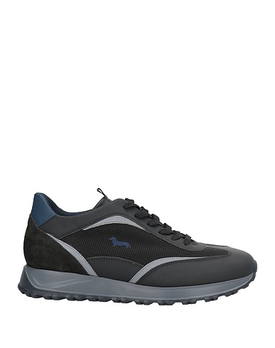 HARMONT & BLAINE Sneakers Black Leather, Textile fibres