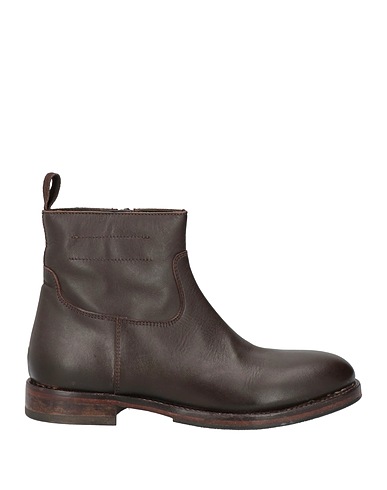 MOMA Ankle boot Dark brown 100% Calfskin