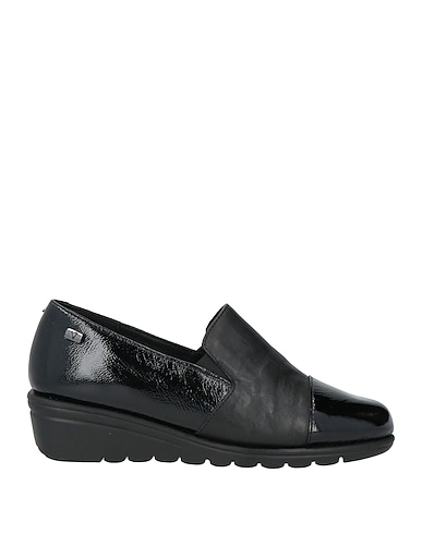 VALLEVERDE Loafers Black Leather