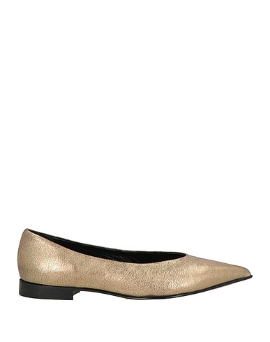 OTTOD'AME Ballet flats Bronze Leather