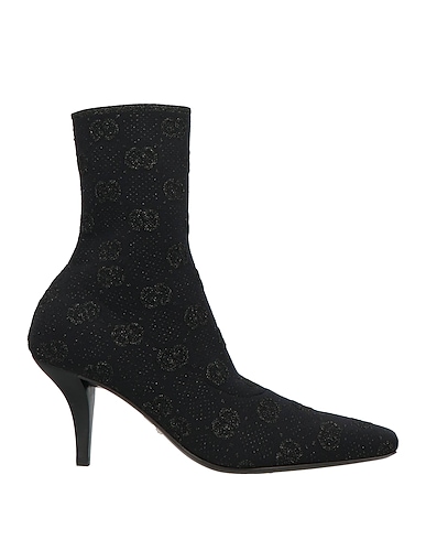 GUCCI Ankle boot Black Textile fibres