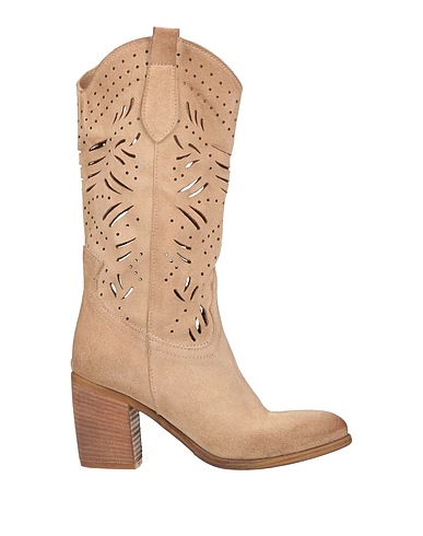 ZOE Ankle boot Beige Leather