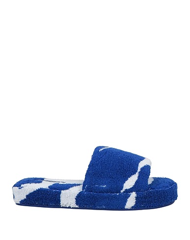 BURBERRY Sandals Blue Textile fibres