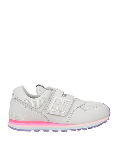 NEW BALANCE スニーカー ライトグレー 革（なめし加工） / 紡績繊維