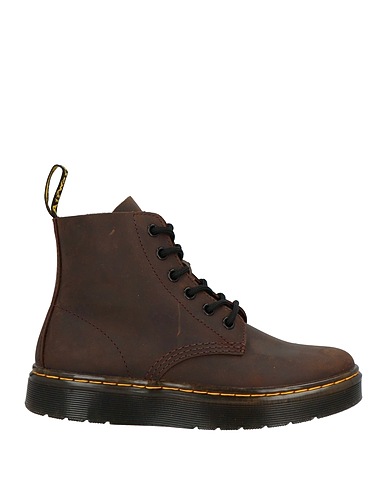 DR. MARTENS Ankle boot Dark brown Leather