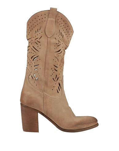 ZOE Stivaletti Beige Pelle