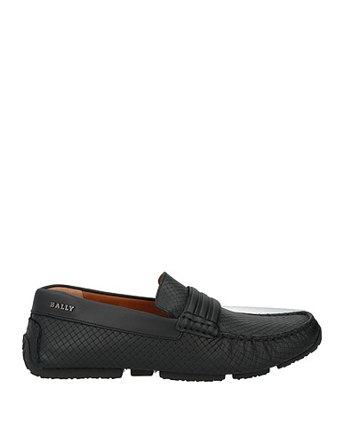 BALLY Loafers Navy Leather