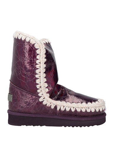 MOU Ankle boot Purple Shearling, Wool