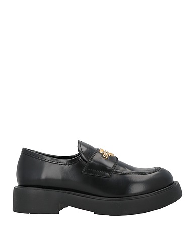 LOVE MOSCHINO Loafers Black Leather