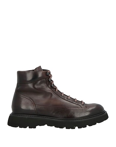 DOUCAL'S Ankle boot Dark brown Leather