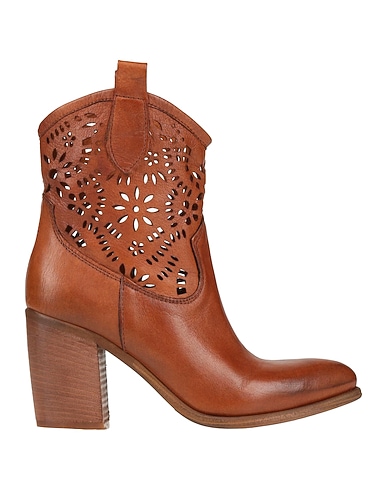 ZOE Ankle boot Tan Leather