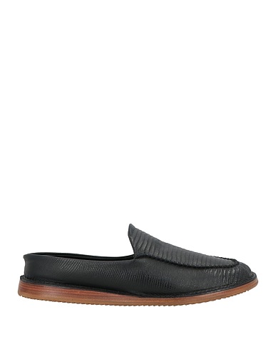 BALLY Loafers Black Leather