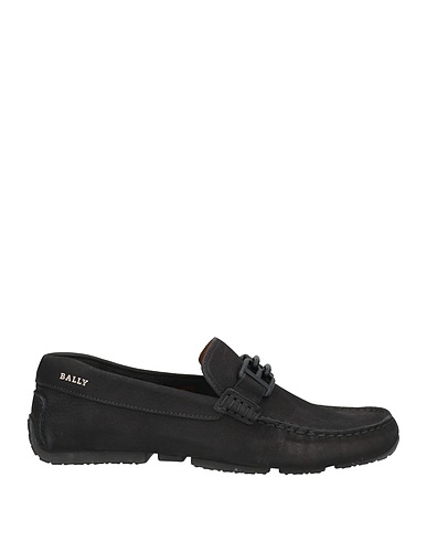 BALLY Loafers Black Leather