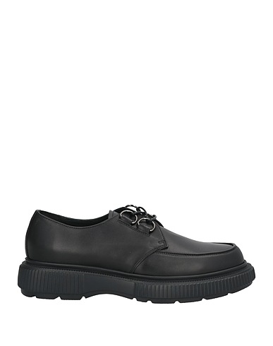 MICH SIMON Laced shoes Black Calfskin