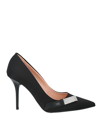 LOVE MOSCHINO Pump Black Textile fibers
