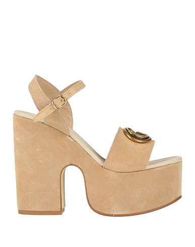 GUESS Sandals Beige Leather