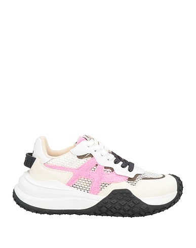 ASH Sneakers Off white Leather, Textile fibres