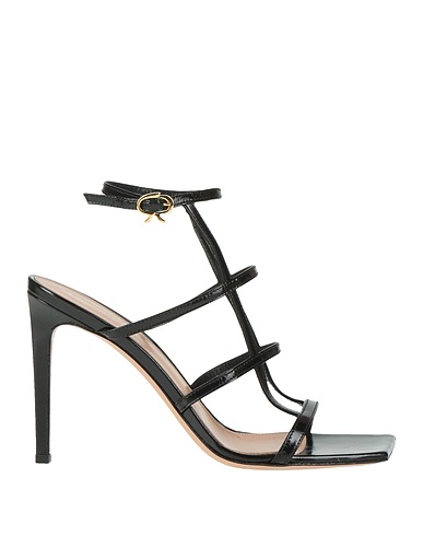 GIANVITO ROSSI Sandals Black Leather
