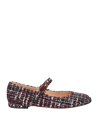 GIANVITO ROSSI Footwear Plum Textile fibers