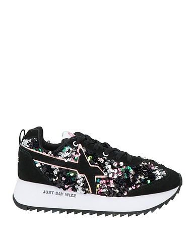 W6YZ Sneakers JUST SAY WIZZ Black Textile fibres