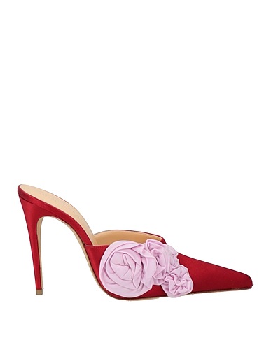 MAGDA BUTRYM Mules and clogs Red Textile fibres
