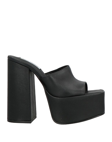 STEVE MADDEN Sandals Black Leather