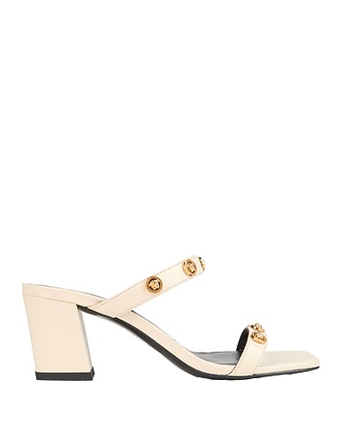 VERSACE Sandals Ivory Calfskin