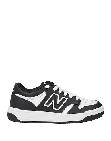 NEW BALANCE Sneakers NERO Leder, Gewebefasern