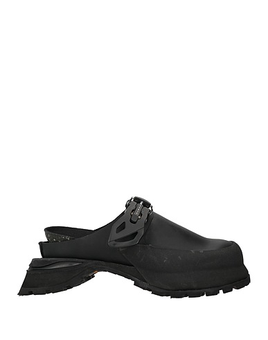 DEMON Mules and clogs Black Leather