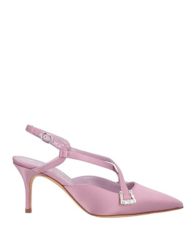 MANOLO BLAHNIK Court Lilac Textile fibres