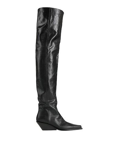ANN DEMEULEMEESTER Stivali Nero Pelle