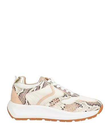 VOILE BLANCHE Sneakers Ivory Leather, Nylon
