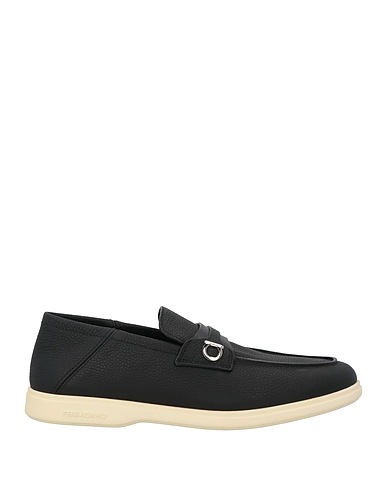 FERRAGAMO Loafers Black Calfskin