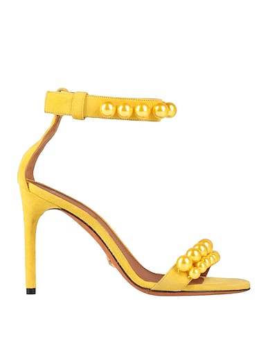 GIVENCHY Sandals Yellow Leather