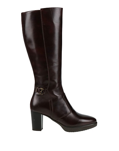 NERO GIARDINI Bottes Marron Cuir