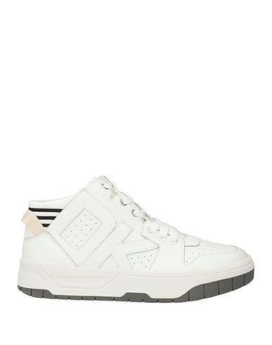 DKNY Sneakers BIANCO Lambskin, Textile fibers