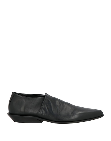 ANN DEMEULEMEESTER Loafers Black Leather