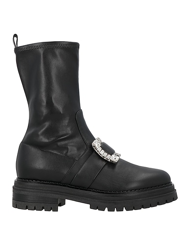 SERGIO ROSSI Ankle boot Black Leather