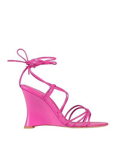 GIANVITO ROSSI Sandali Magenta Pelle