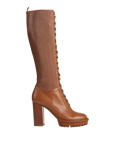 GIANVITO ROSSI Boots Camel Leather