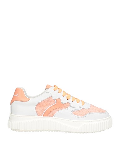 VOILE BLANCHE Sneakers Pink Leather, Textile fibres