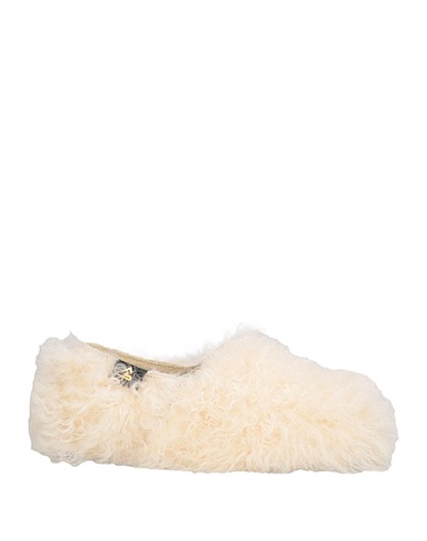 MONTE SPORT Mokassins Cremeweiß Lamm-Shearling