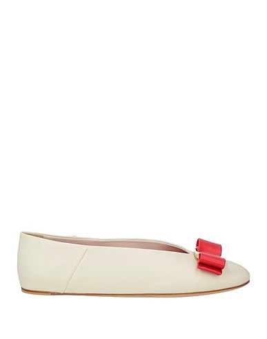 FERRAGAMO Ballet flats Beige Leather