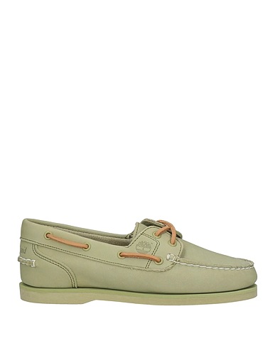 TIMBERLAND Loafers Sage green Leather