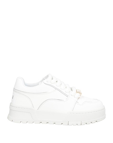 GAëLLE Paris Sneakers White Leather, Textile fibres