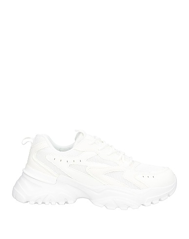 GAëLLE Paris Sneakers Weiß Gewebefasern, Synthetisches Material