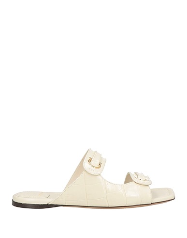 FERRAGAMO Sandals Beige Calfskin